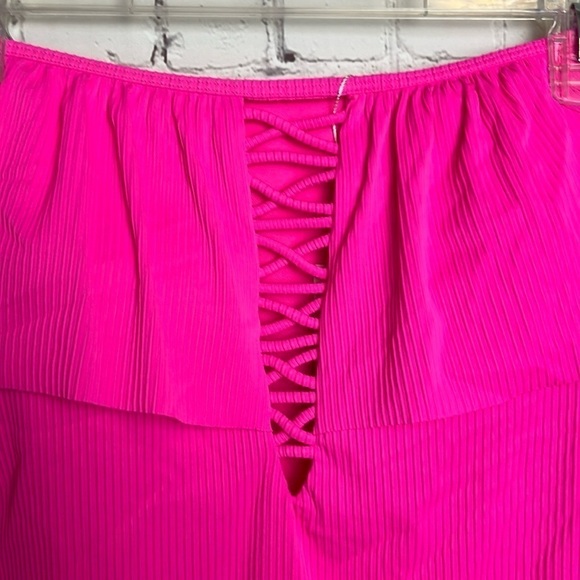 Coastal Waves Swimwear Paradise Lace Up Swimsuit - Picture 3 of 13